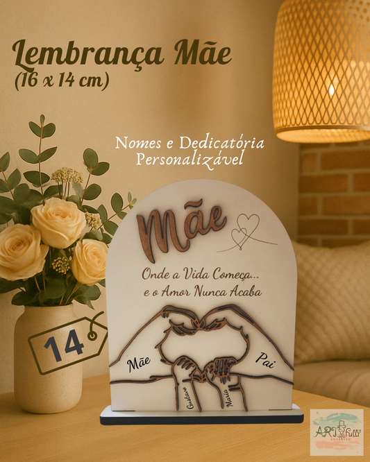 Lembrança Mãe Personalizada