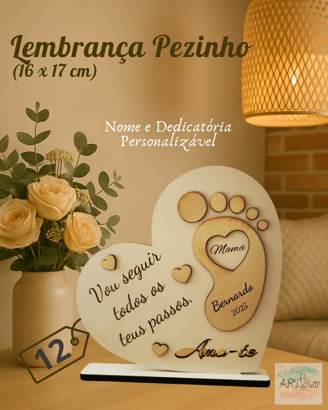 Lembrança Amor de Mãe Pezinho